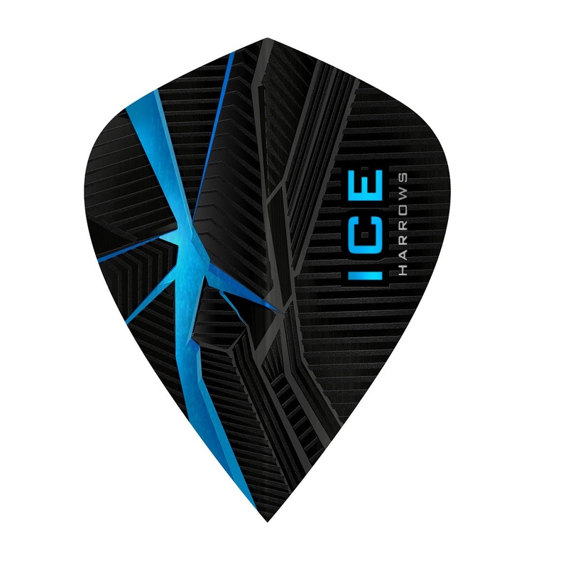ICE Recut Aqua Kite Dart Flights By Harrows Aqua