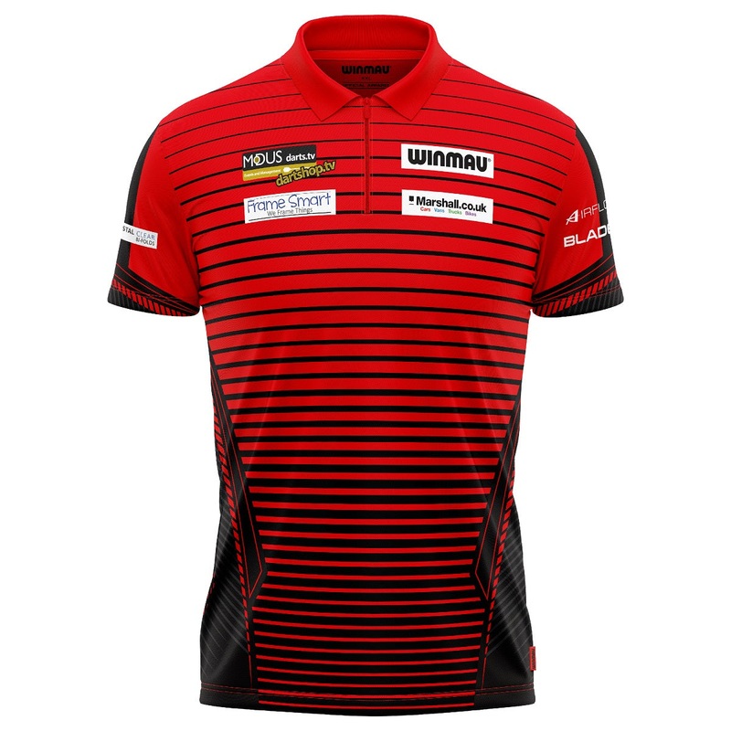 Joe Cullen Replica Dart Shirt by Winmau Medium