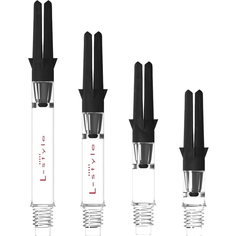 L-Style – L-Shafts – Straight – Silent Spin – Carbon – Clear L Style 130 27mm Extra Short
