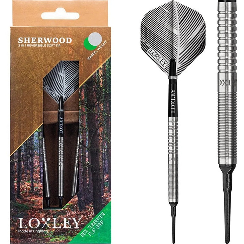 Loxley Sherwood 90% Tungsten Soft Tip Darts 18 GRAM