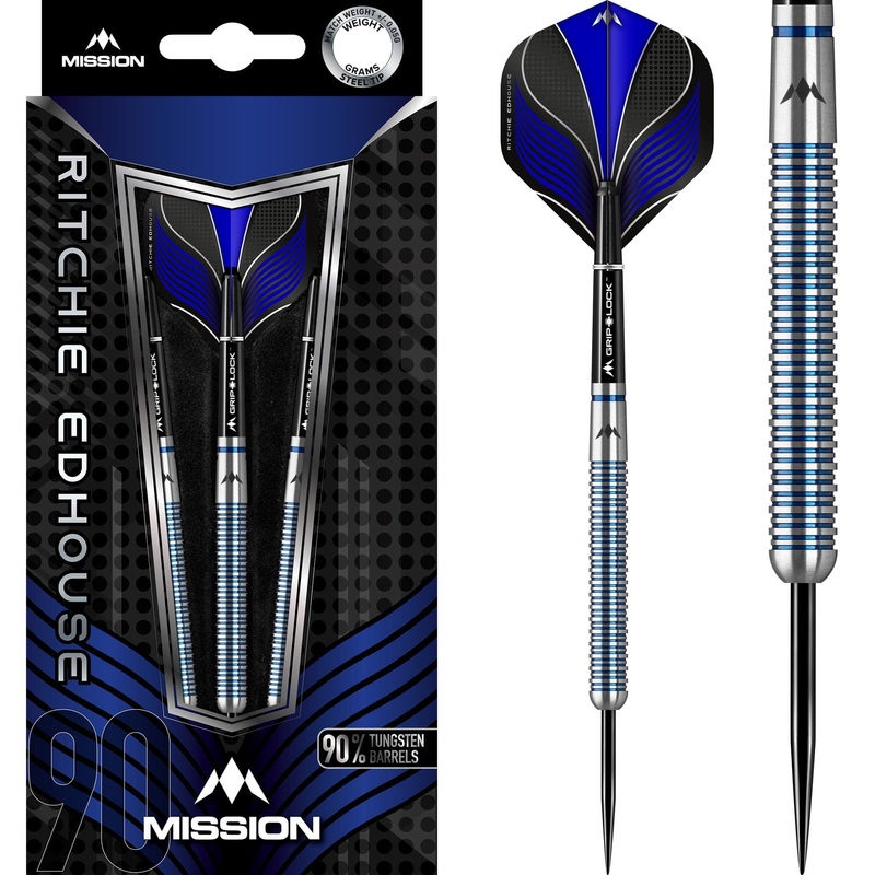 *Mission Ritchie Edhouse Darts – Steel Tip – Blue 21g