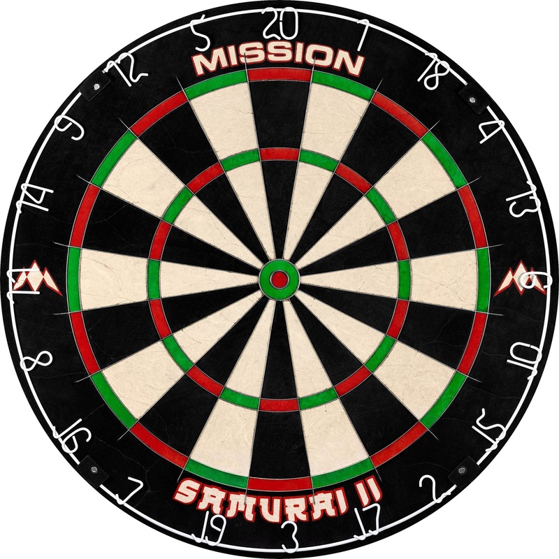 *Mission Samurai II Dartboard – Ultra Thin Wire – Professional Board