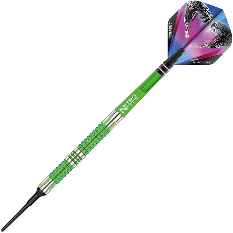 Red Dragon Peter Wright Soft Tip Darts – Snake Bite Mamba 2 18gm