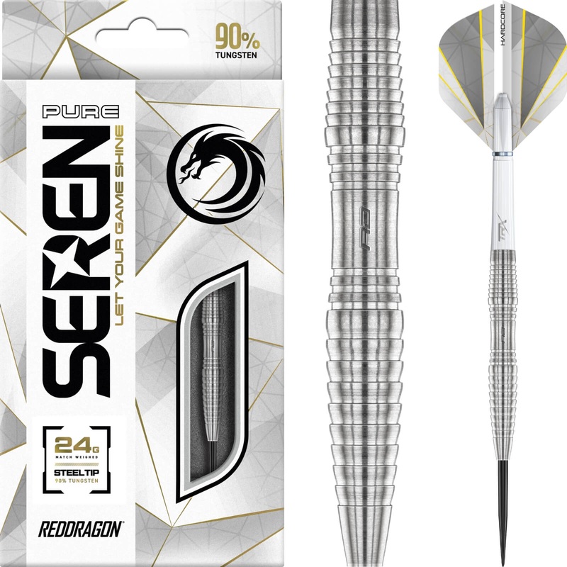 Red Dragon – Seren 3 Pure Darts – Steel Tip – 90% Tungsten – 22g 24g 22 grams