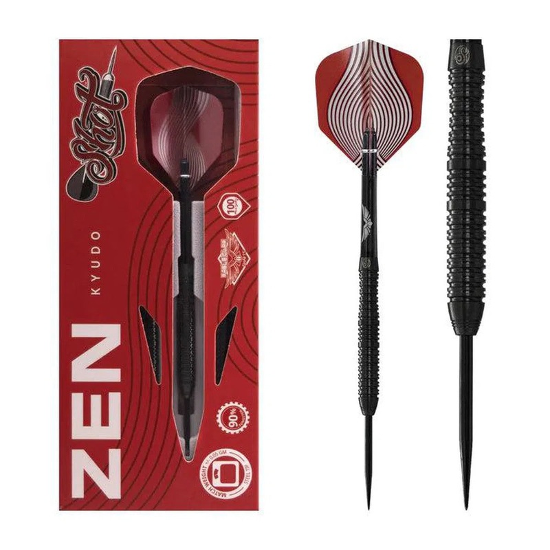 Shot Zen Series Kyudo 90% Tungsten Steel Tip Darts 23 GRAM