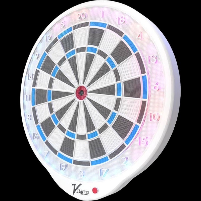 VDarts – H3 – Bluetooth Electronic Soft Tip Dartboard – White