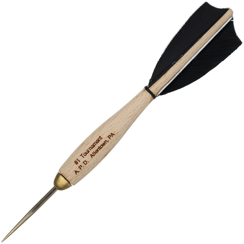 American Pro Dart Woody Steel Tip Darts – 13.5gm Black (4 Sets)