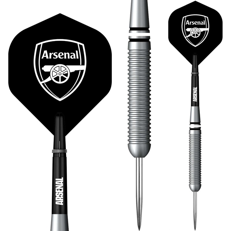 Arsenal FC Darts – Steel Tip Brass – Official Licensed – The Gunners – 22g 22g