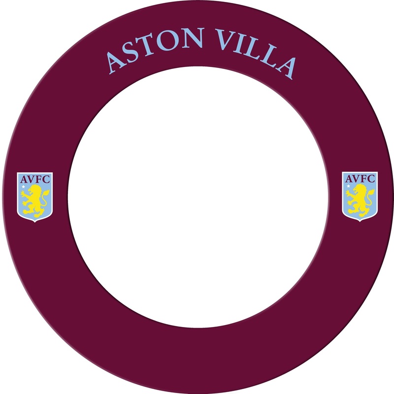 Aston Villa FC Dartboard Surround – Official Licensed – AVFC – S3 – Crest