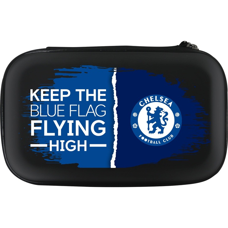 Chelsea Football Large Darts Case – Black – Chelsea FC – W4 – Flag