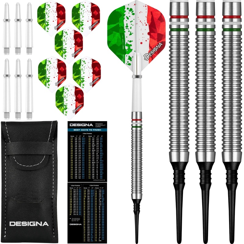 *Designa Patriot-X Darts – Soft Tip – Italy 20g
