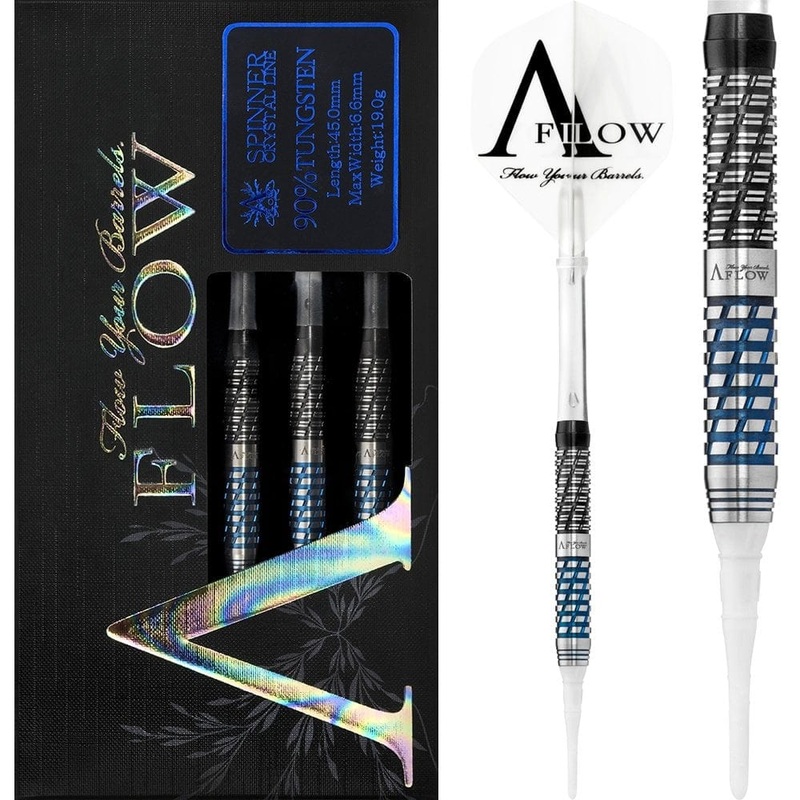 Dynasty Darts – Crystal Line – A Flow – Soft Tip – Spinner 21g