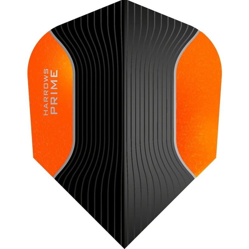 *Harrows Prime Dart Flights – No6 – Std – Wing – Orange