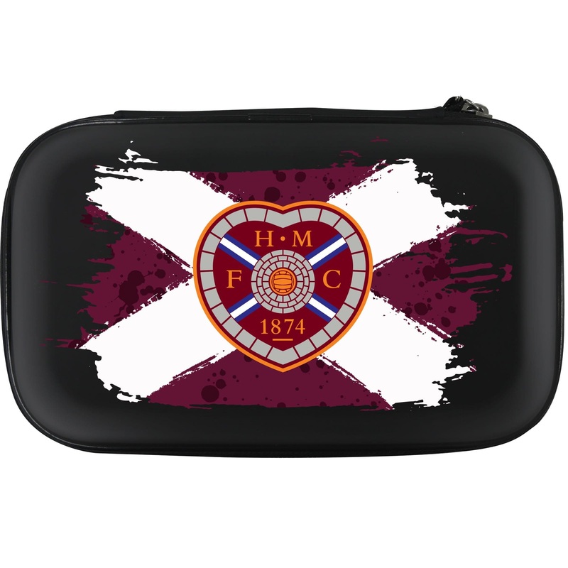 Heart of Midlothian FC – Official Licensed – Hearts – Dart Case – W2 – Saltire Crest