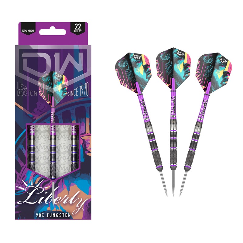 Liberty 90% Tungsten Steel Tip Darts by DW 23 Gram