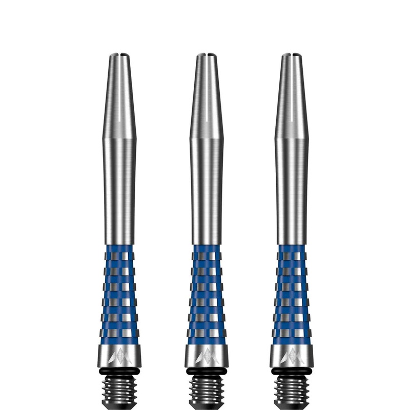 Mission Atom13 Aluminum Shafts – Natural Metal Stems  – Blue – Tweenie Blue Tweenie (41mm in length excluding thread) Aluminum