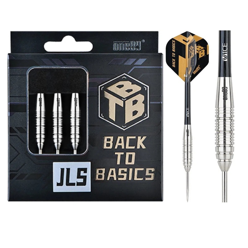 One80 Back To Basics JLS 90% Tungsten Steel Tip Darts 23 GRAM