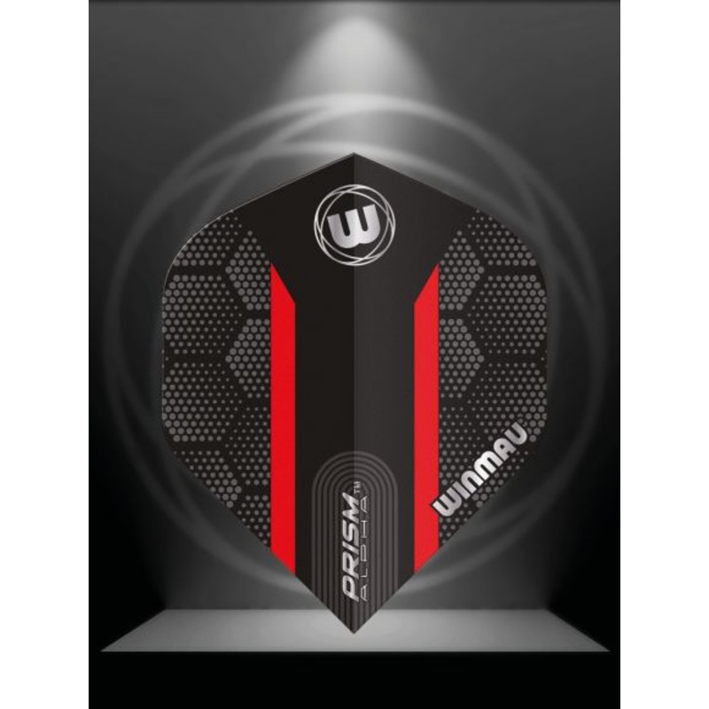 Prism Alpha Black & Red Hexagon Extra Thick Standard 100 Micron Poly metronic extra thick