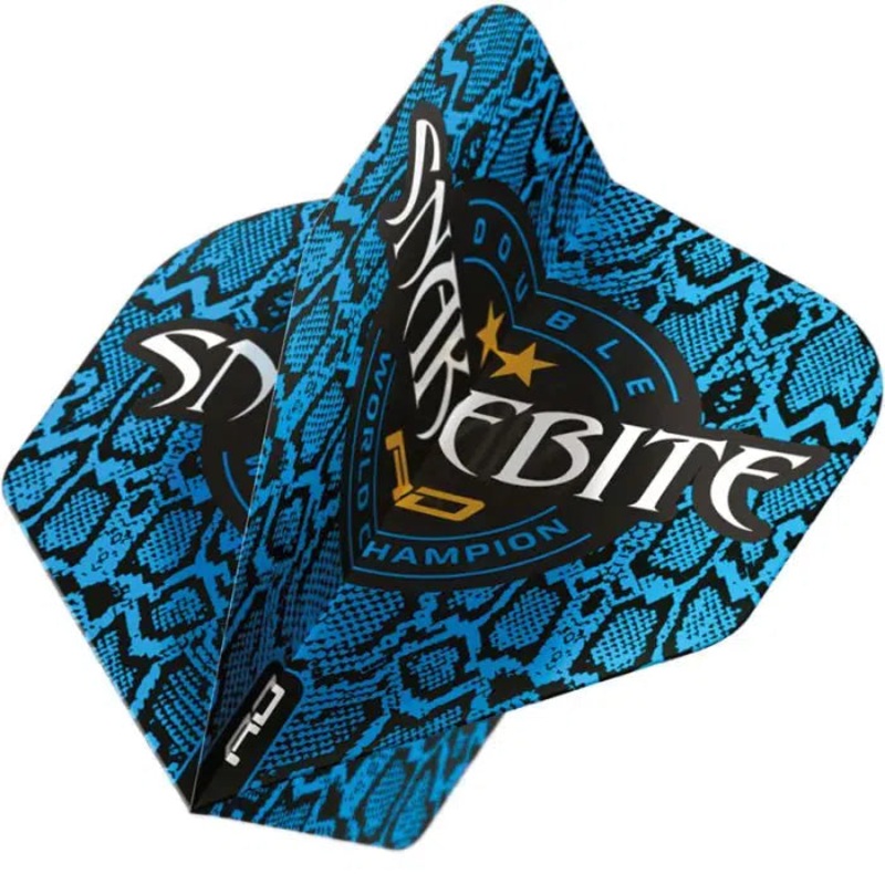 Red Dragon Hardcore Ionic Snakebite Blue Logo Flights
