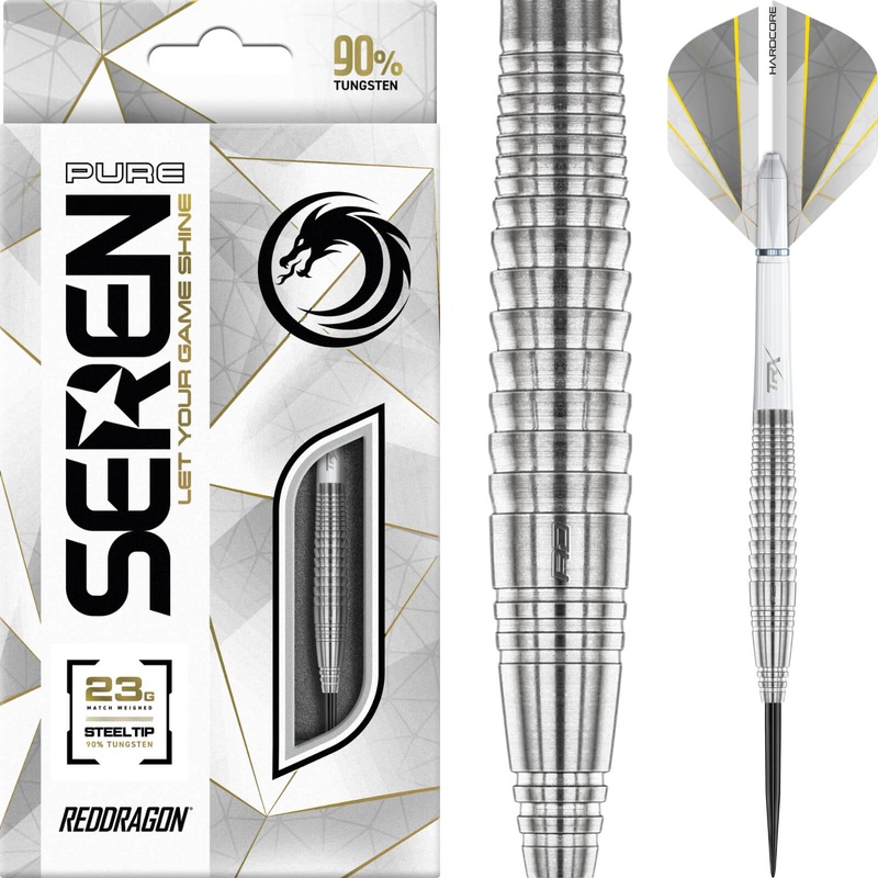 Red Dragon – Seren 4 Pure Darts – Steel Tip – 90% Tungsten – 23g 25g 23 grams