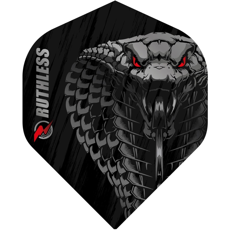 Ruthless Dart Flights – Std – No2 – Cobra Red Eyes