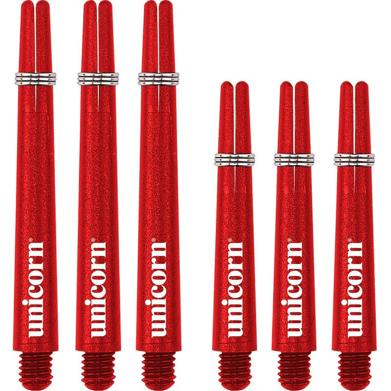 Unicorn Gripper 3 Dart Shafts – Nylon Stems – Red Medium