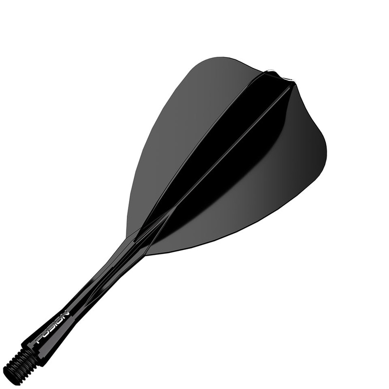 Winmau Fusion Integrated Flight & Shaft System – Arrow Intermediate Black