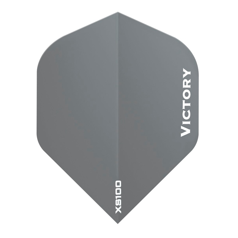 100 Sets Victory Darts XS100 Colours Grey Extra Strong Dart Flights