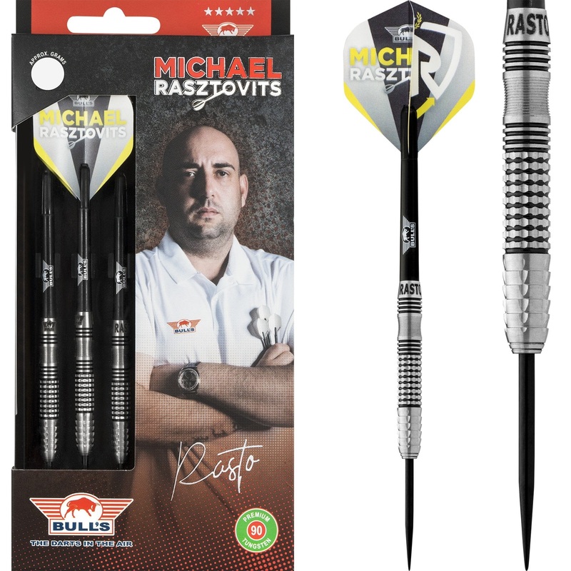 *Bulls Michael Rasztovits Darts – Steel Tip – 90 – Rasto 21g
