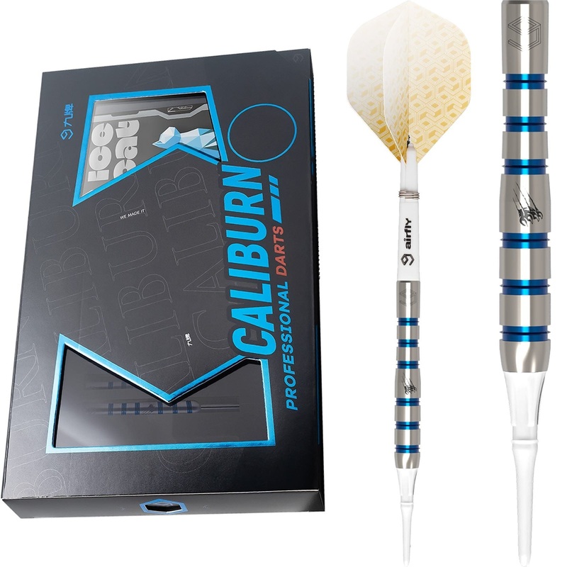 *Caliburn Player Darts – Soft Tip – 90% – Blue Ring – Ice Cat 19g