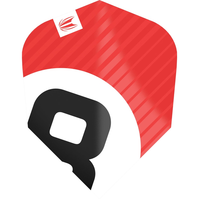 Chicane Pro.Ultra Red Ten-X Dart Flights by Target 3 Sets
