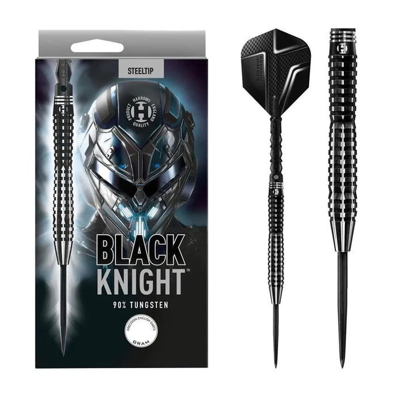 Harrows Black Knight 90% Tungsten Steel Tip Darts 21 GRAM