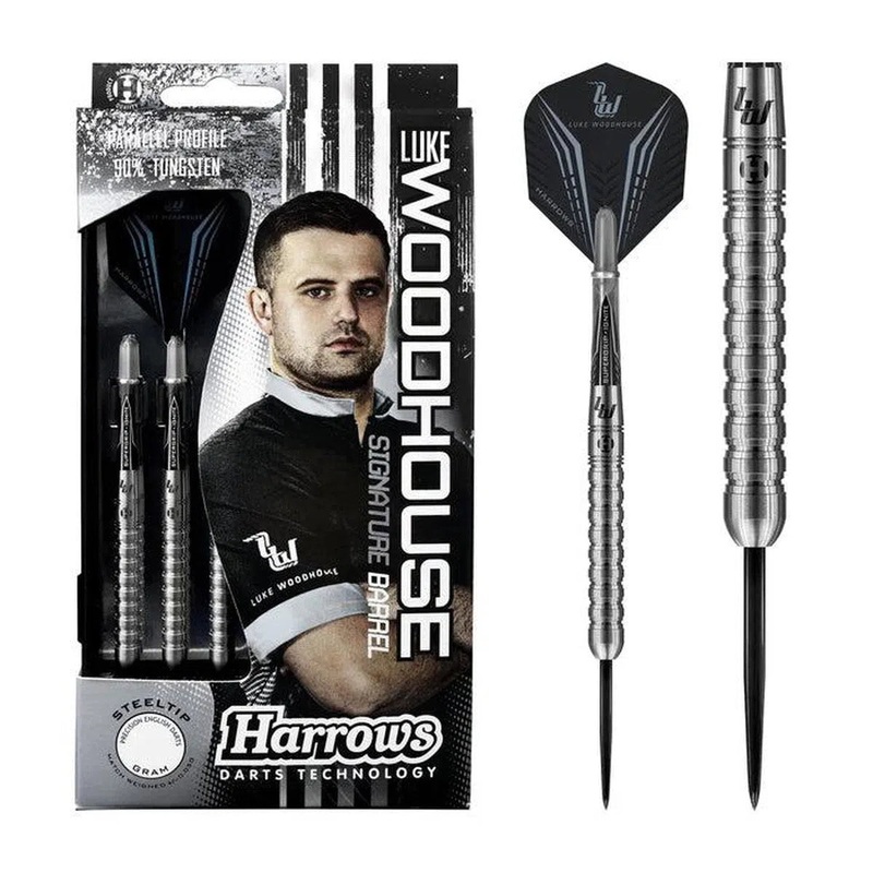 Harrows Luke Woodhouse 90% Tungsten Steel Tip Darts 21 GRAM