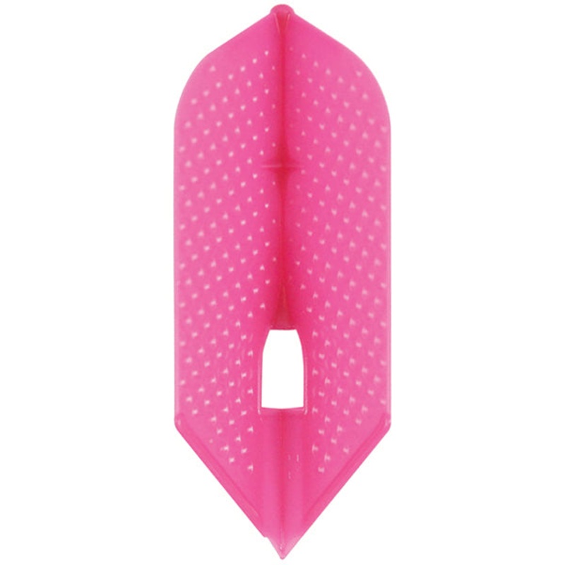 L-Style Pro Dimpled Flights – L6 / Slim Hot Pink