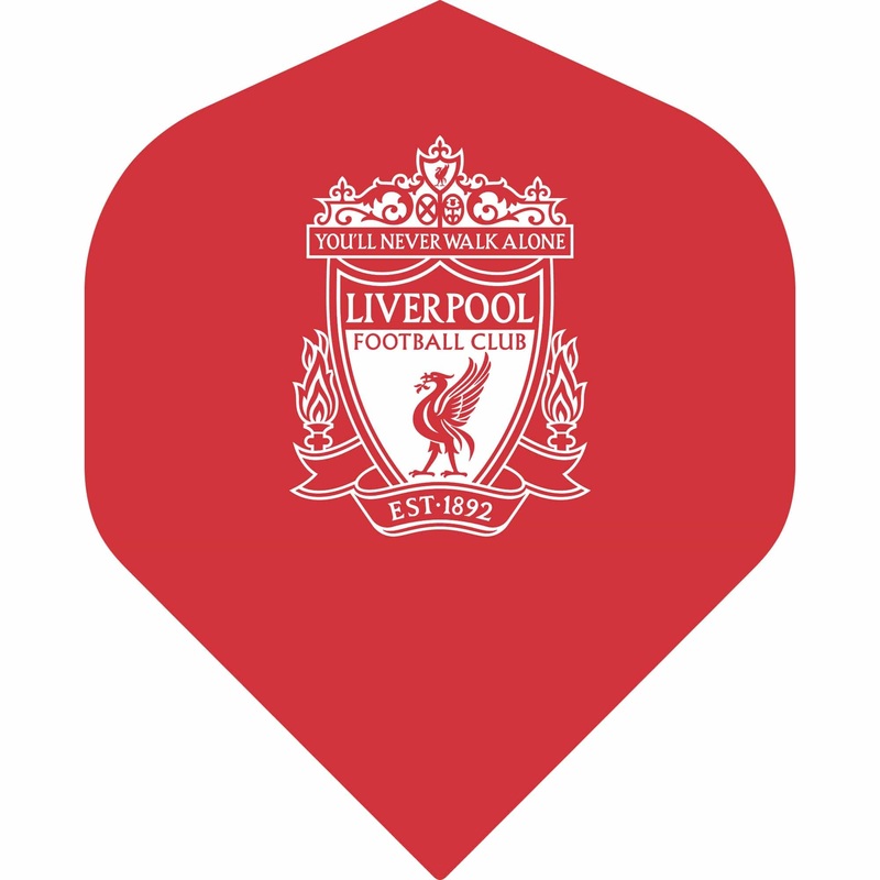 Liverpool FC Dart Flights – Official Licensed – No2 – Std – LFC – F3 – Red – Crest