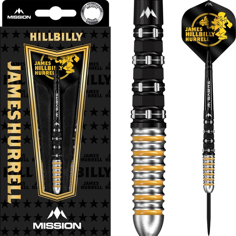 Mission – James Hurrell V2 Darts – Steel Tip – 95% Tungsten – 22g 24g 26g 22 grams