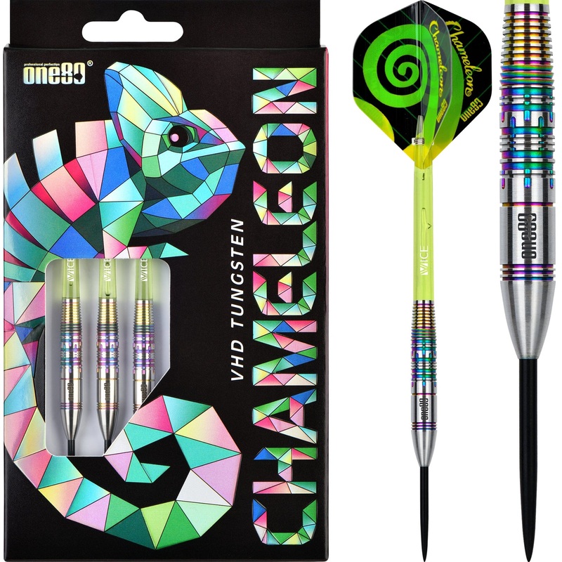 One80 Chameleon Darts – Steel Tip – Peridot 22g