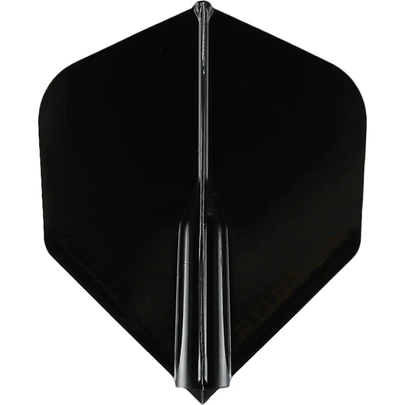 Robson Plus Dart Flights – Standard Black Standard 350 Micron Black