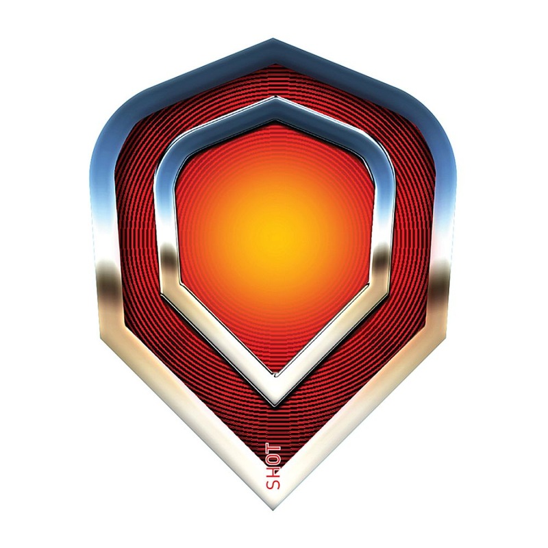 Shot Americana Chrome Dart Flights No6 Shape