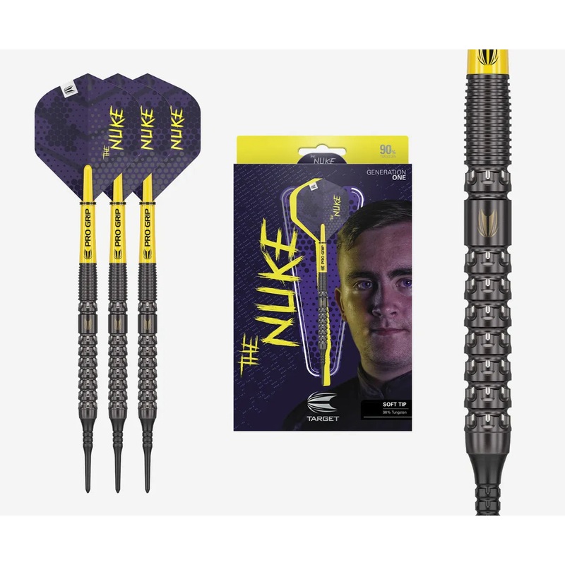 Target Luke Littler G1 Soft Tip Darts 90% Tungsten 19g