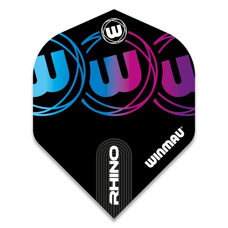 Winmau Rhino Dart Flights Purple No2 Standard