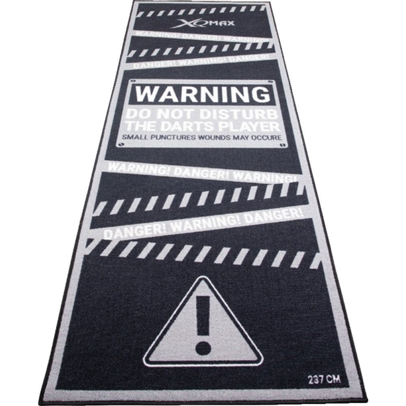 XQMax – Carpet Darts Mat – 237cm x 80cm – Warning Do Not Disturb
