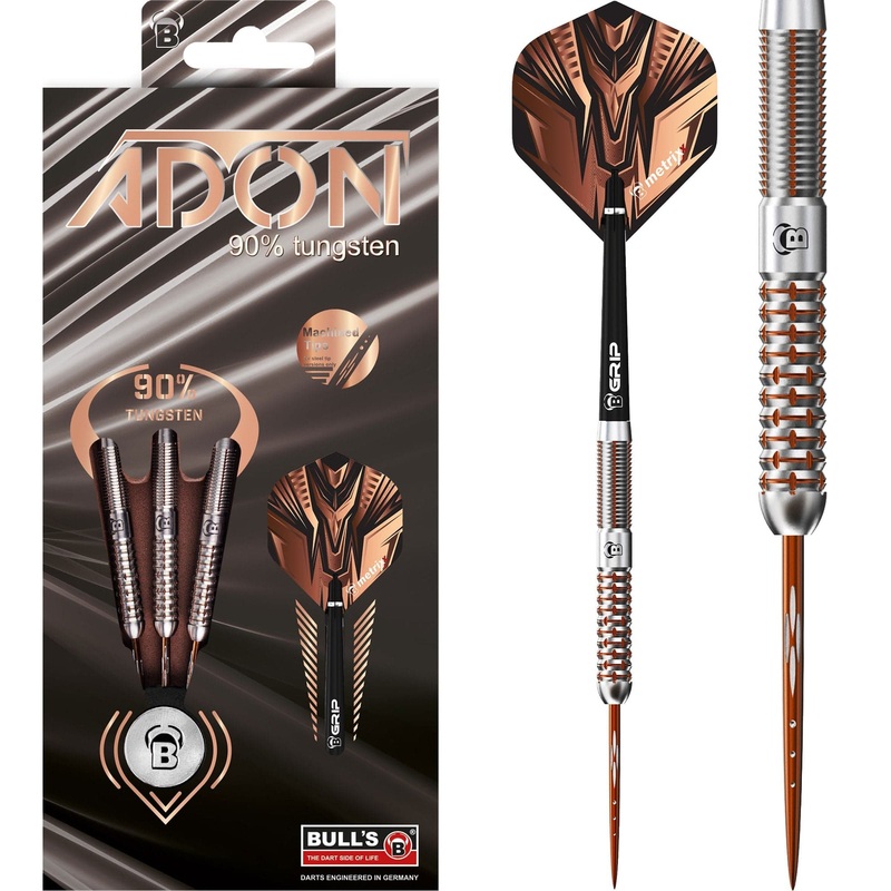 BULL’S Adon Darts – Steel Tip – Bronze 23g