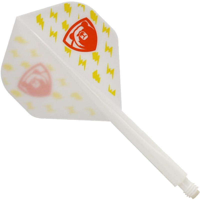*Condor AXE Player Series Dart Flights – Miyu Miyawaki – Thunderbolt Bear – Standard – White Short