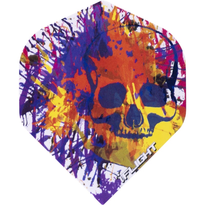 Designa Dart Flights – iFlight – Extra Strong – Std – Grafitti Skull