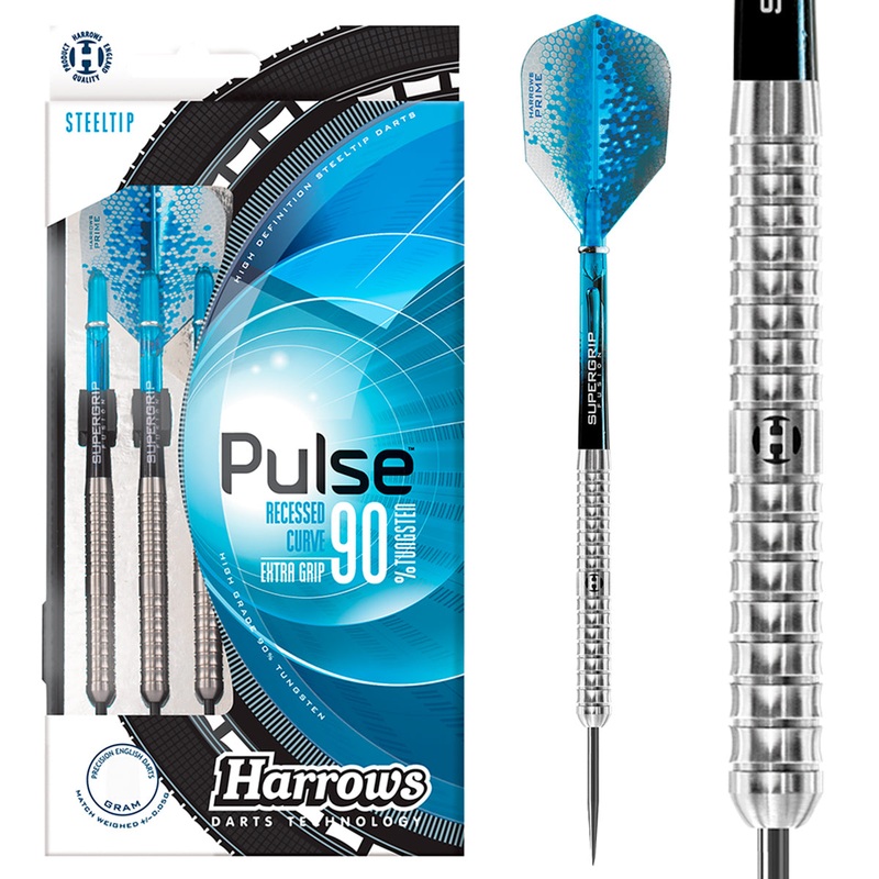 Harrows Pulse 90% Tungsten Steel Tip Darts 21 Gram