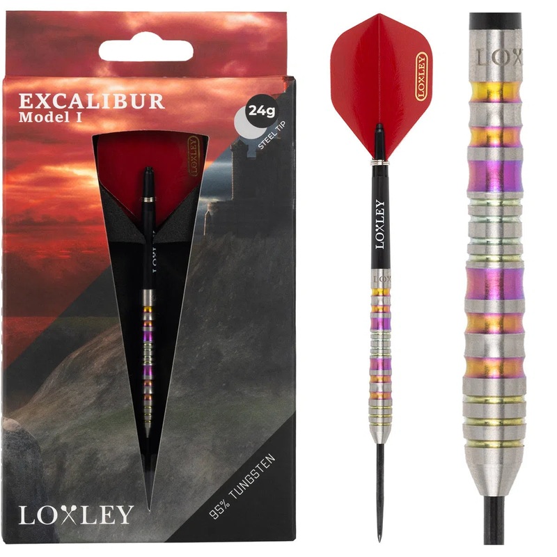 Loxley Excalibur Model 1 95% Tungsten Steel Tip Darts 22 GRAM