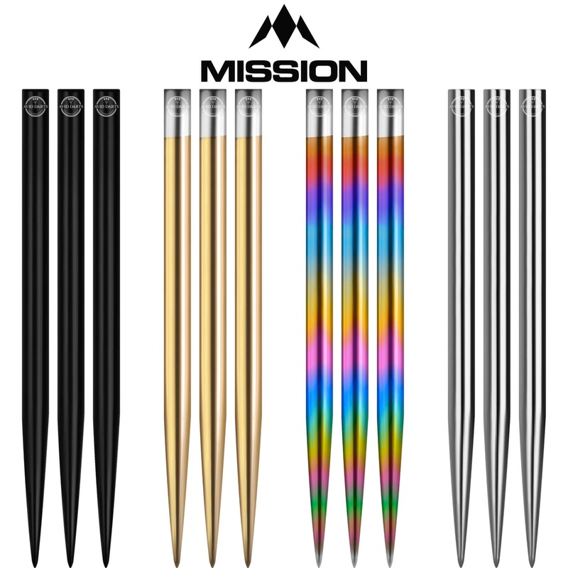Mission – Glide Dart Points – 30mm 32mm 34mm 36mm 38mm 40mm 30mm Black
