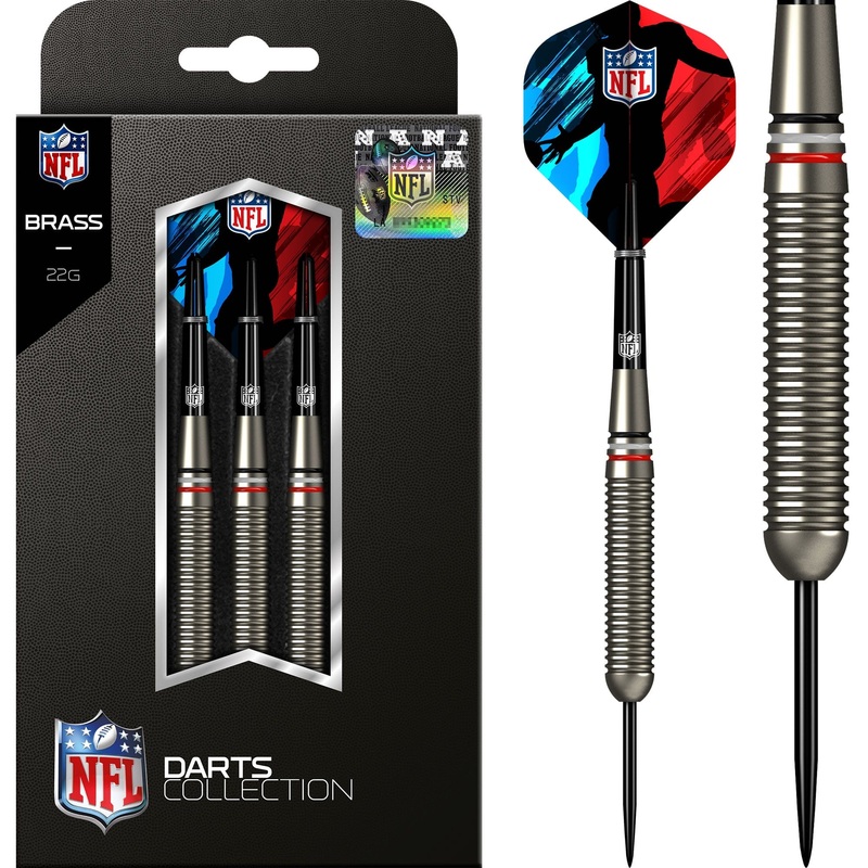 NFL – Steel Tip Brass Darts – Official Licensed – NFL Logo – 22g 22g