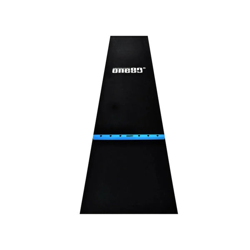 One80 Rubber Mat With Oche – Blue 300x62cm